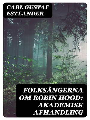cover image of Folksångerna om Robin Hood